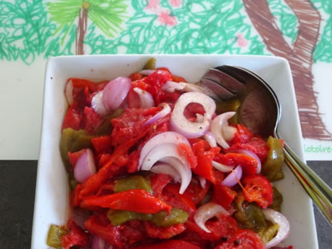 Salade juive de légumes grillés