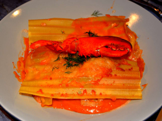 Lasagnes de homard