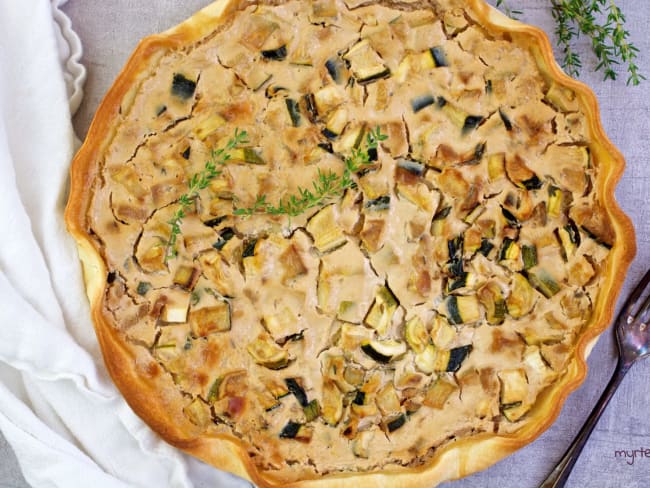 Ma tarte aux courgettes traditionnelle