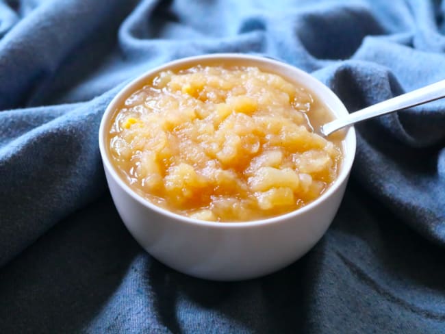 Compote de pommes à la cannelle et au gingembre