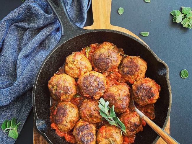 Boulettes de viande à la ricotta et origan