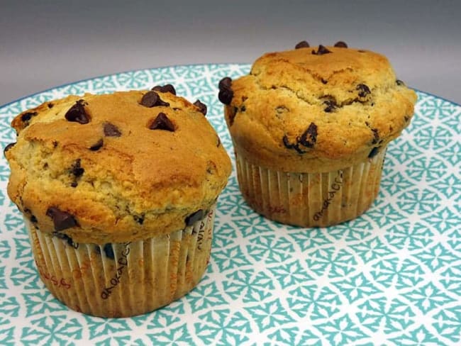 Muffins aux pépites de chocolat