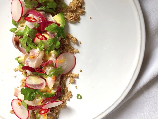 Ceviche de daurade pour une entrée fraîche et légère