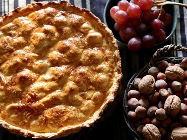 Tourte au canard et pommes