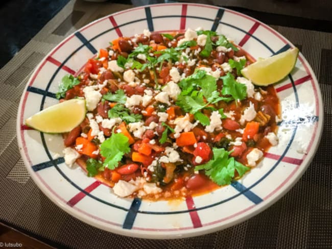 Haricots pinto aux légumes