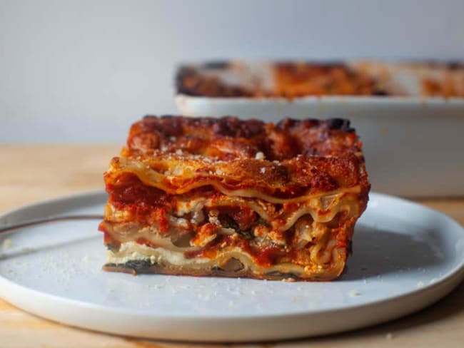 Lasagnes aux champignons au thermomix