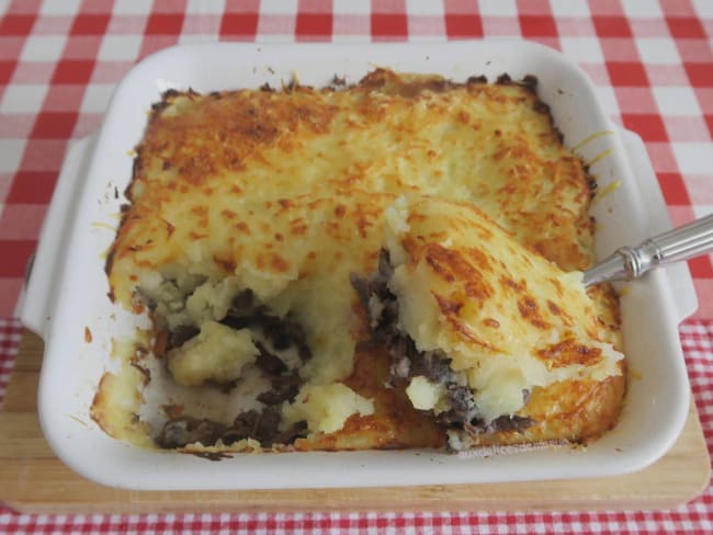 Hachis parmentier à  la joue de bœuf