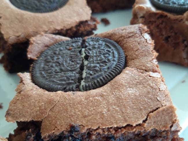 Brownie aux oreo