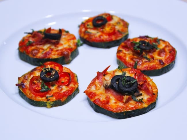 Rondelles de Courgette façon Mini Pizza