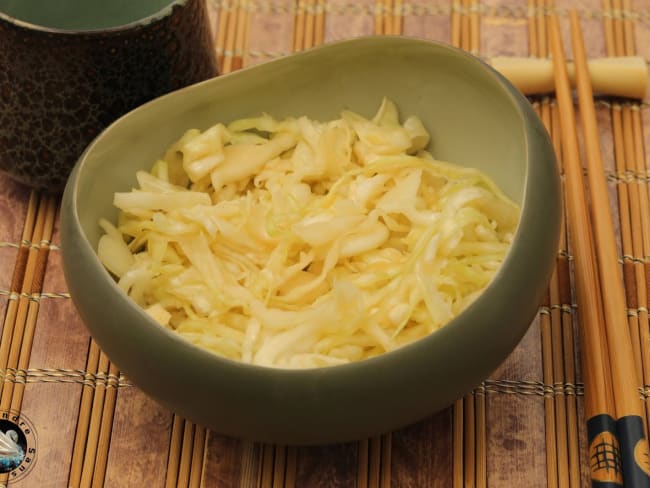 Salade de chou blanc japonaise