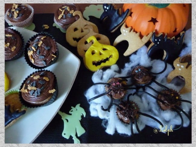 Friandises d’Halloween : des cupcakes vanillés