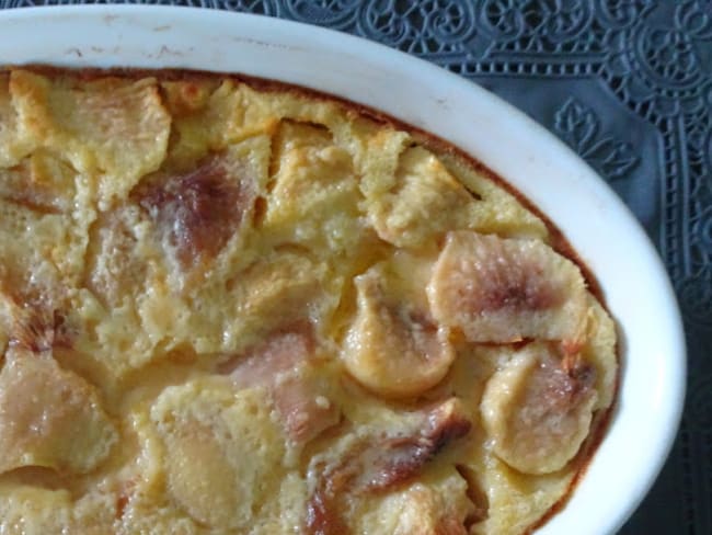 Clafoutis aux pêches