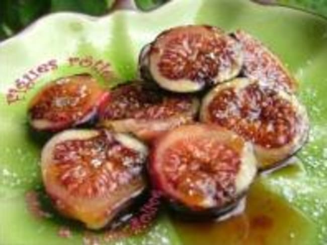 Figues Rôties sur Plancha à l'Huile d'Olive et au Miel