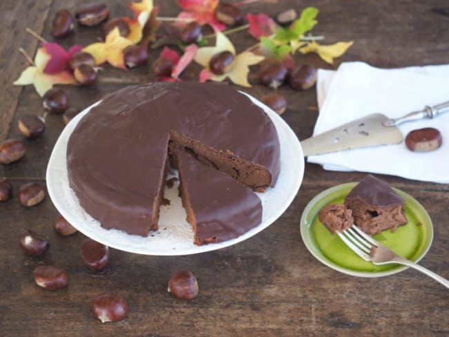 Gâteau à la châtaigne et au chocolat