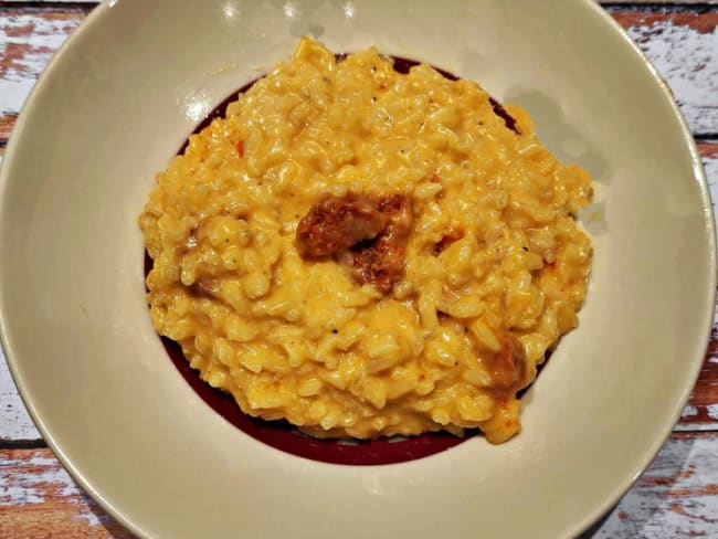 Risotto au chorizo