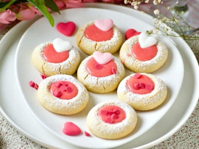 Sablés fondants au chocolat pour Octobre rose