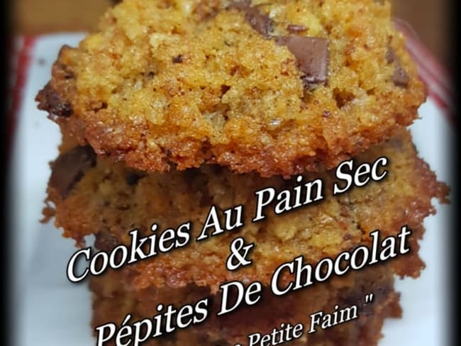 Cookies Au Pain Sec & Aux Pépites De Chocolat
