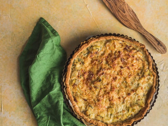 Quiche aux poireaux simple et savoureuse