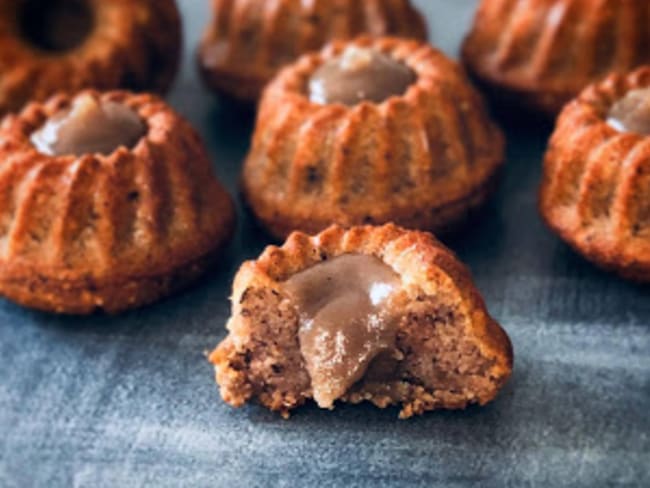 Financiers noisette et à la crème de marron