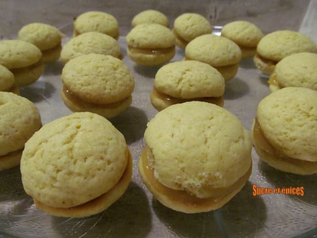 Biscuits au citron et lemon curd, comme des Whoopie pies