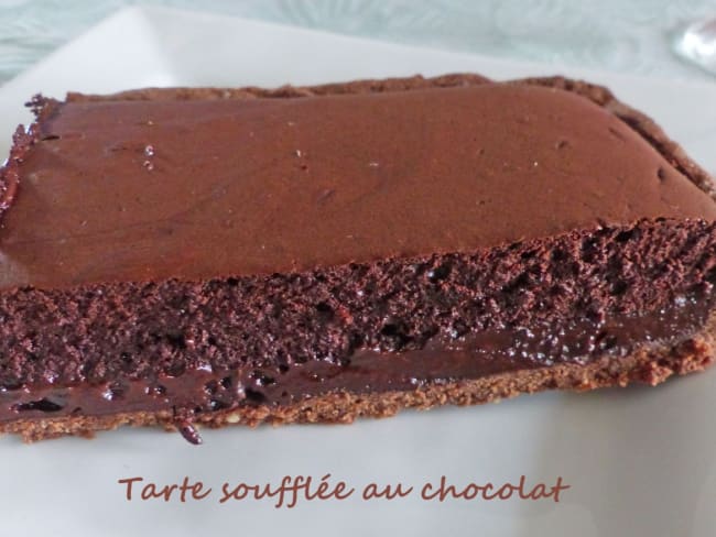 Tarte soufflée au chocolat