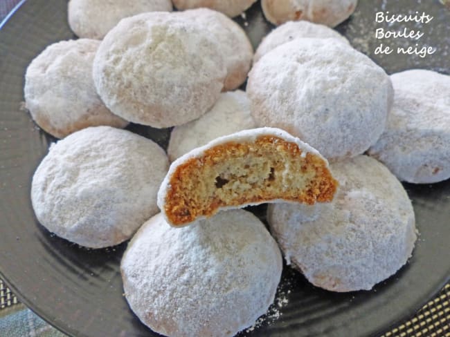 Biscuits Boules de neige