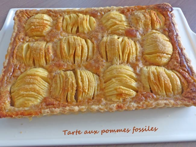 Tarte aux pommes fossiles