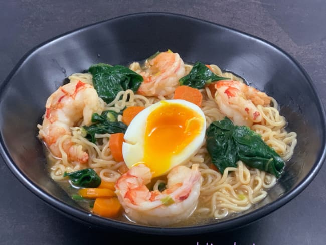 Ramen aux crevettes