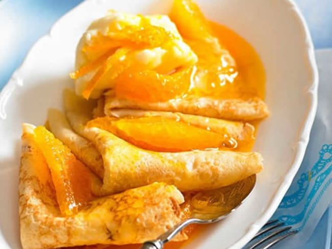 Crêpes à l'orange