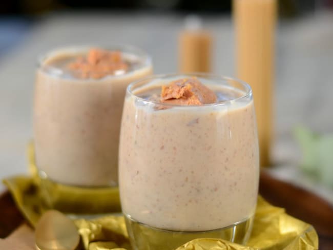 Velouté châtaignes et foie gras pour le réveillon de noël