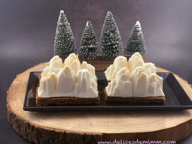 Bûches de Noël individuelles façon cheesecake