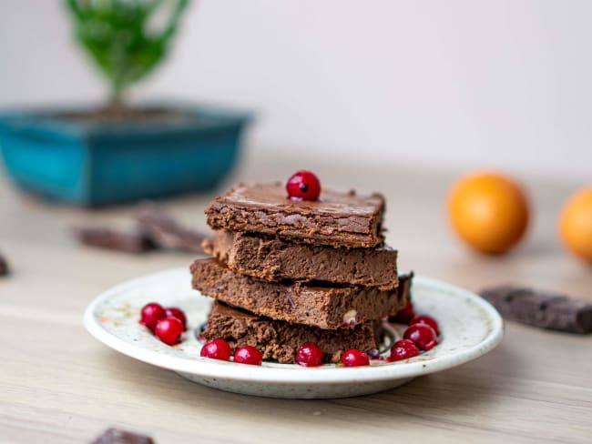 Brownie chocolat aux haricots rouges