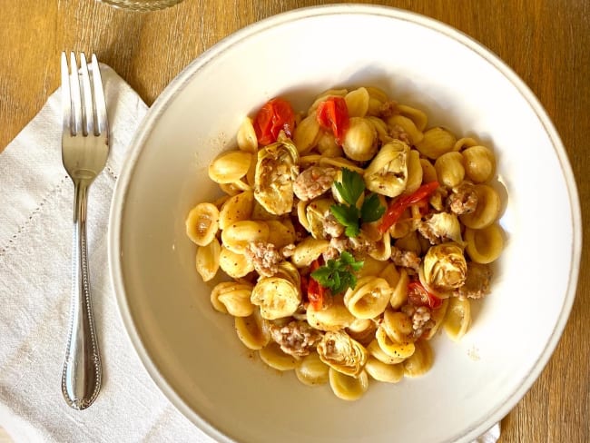 Orecchiette à la saucisse italienne