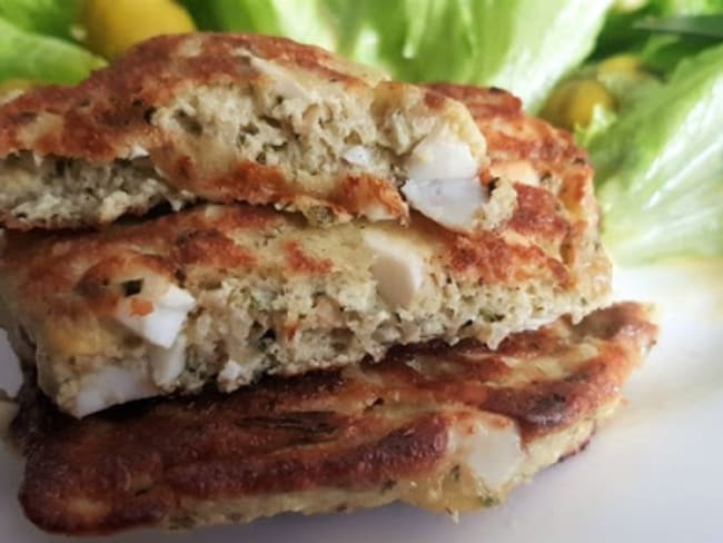 Galettes aux œufs et pesto maison