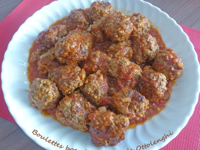 Boulettes boeuf et ricotta de Yotam Ottolenghi