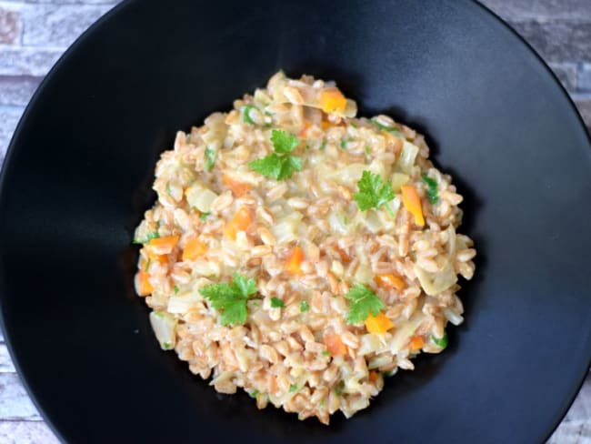 Risotto aux graines d'épeautre