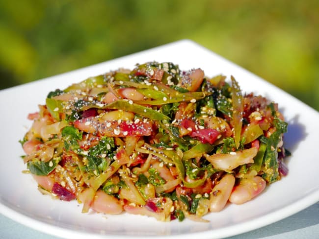 Cuisine acido-basique : salade de légumes et légumineuses