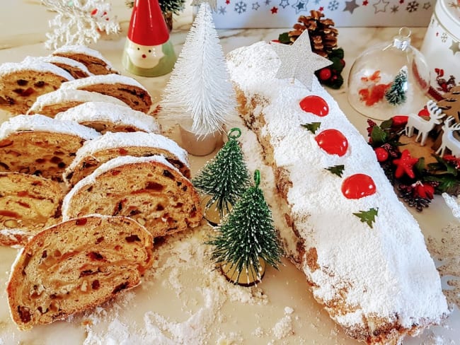 Stollen (brioche allemande) pour Noël