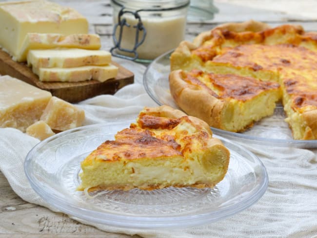 Quiche aux fromages italiens