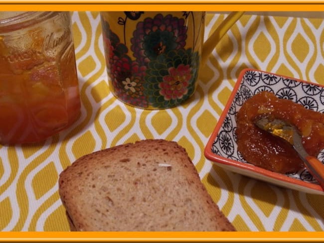 Confiture de potiron et amandes