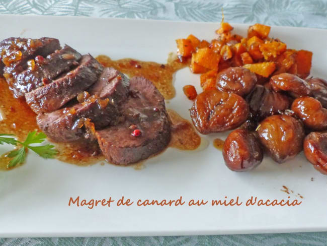 Magret de canard au miel d’acacia