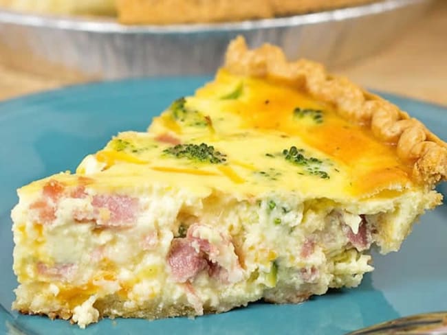 Quiche brocoli et jambon au thermomix