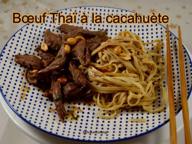 Bœuf Thaï à la cacahuète