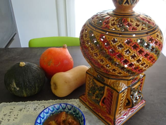 Tajine de veau aux pommes de terre et au citron