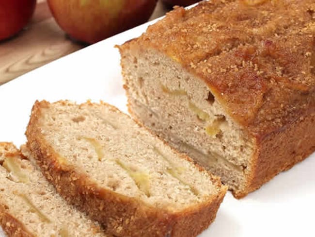 Cake aux pommes caramélisées