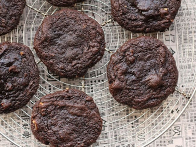 Cookies chocolat, cacahuètes et sauce soja