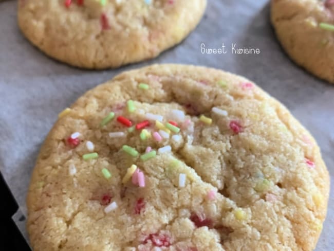 Les cookies confettis