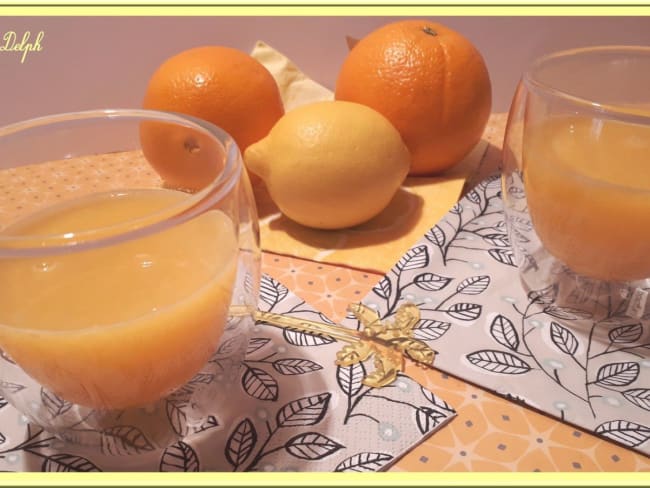 Jus de citron, oranges et fleur d’oranger