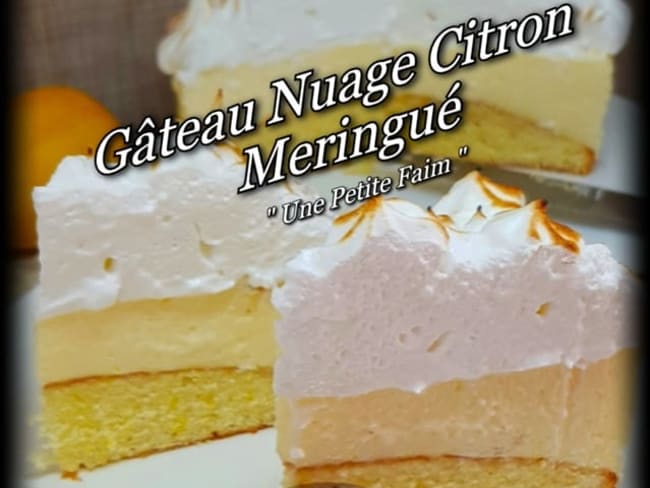 Gâteau nuage citron meringué