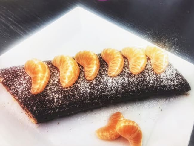 Bûche au chocolat